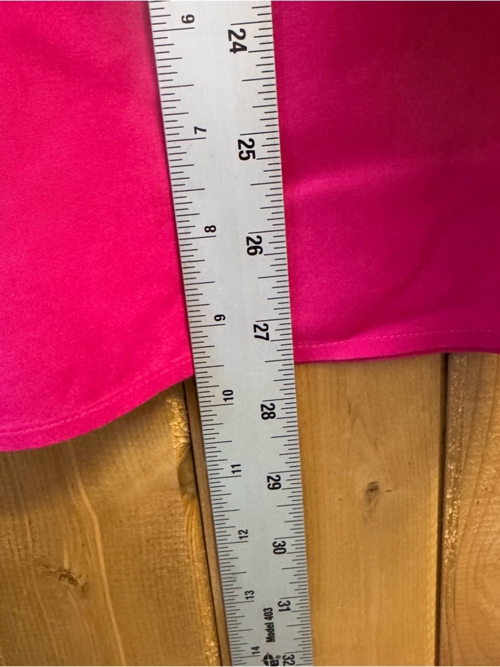 Chico's Hot Pink Split-Neck Tunic 1 9/10 - Picture 3 of 6